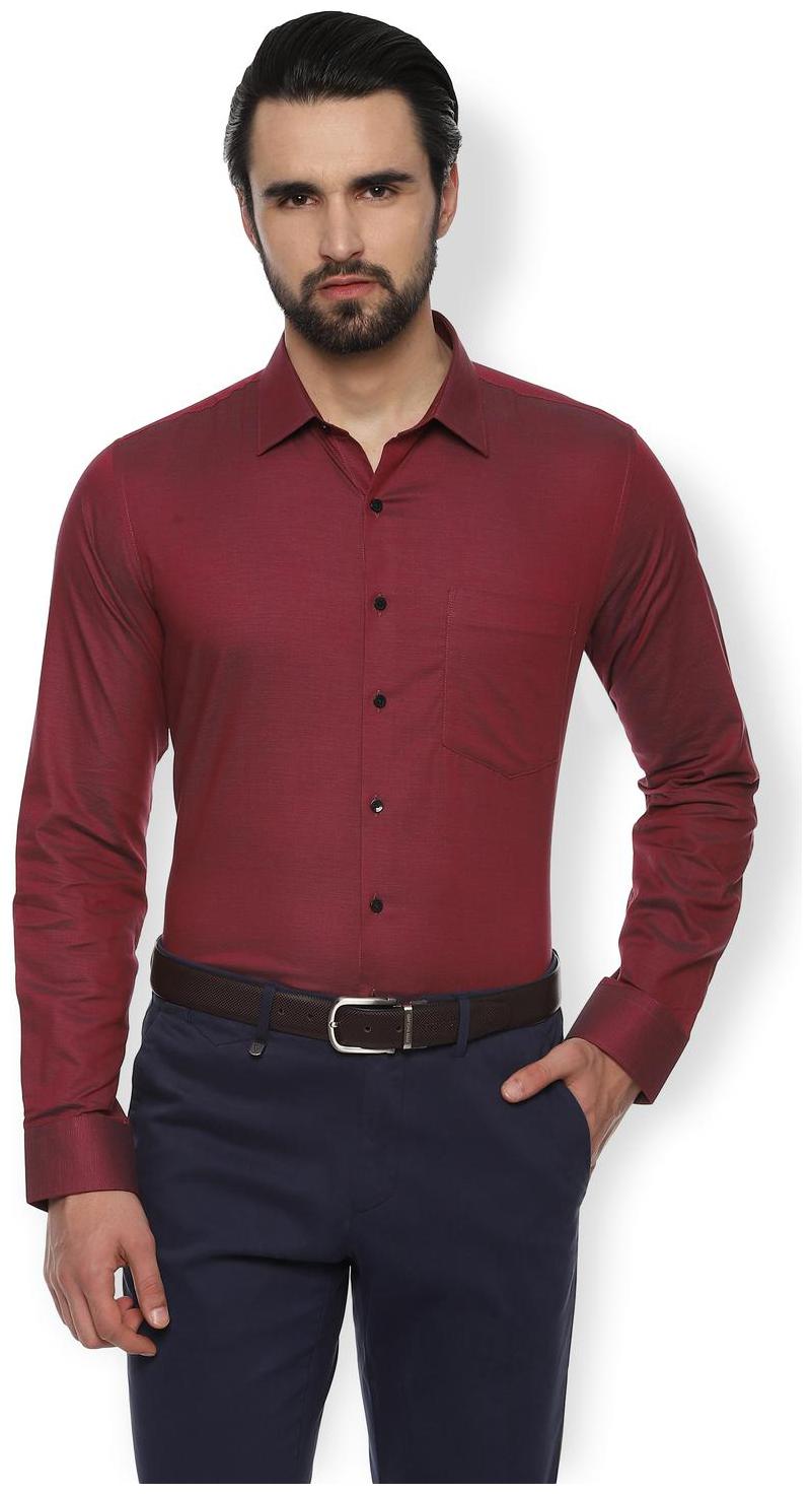 

Van Heusen Men Slim fit Formal Shirt - Maroon