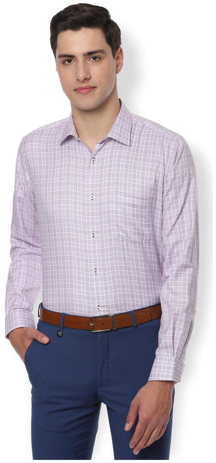 

Van Heusen Men Regular fit Formal Shirt - Purple