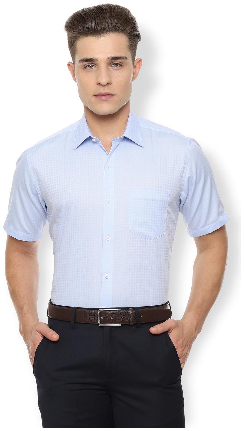 

Van Heusen Men Regular fit Formal Shirt - Blue