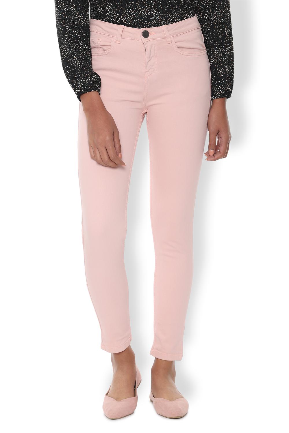 

Van Heusen Women Pink Skinny fit Jeans