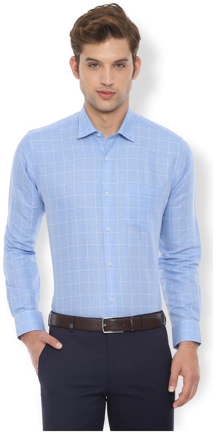 

Van Heusen Men Regular fit Formal Shirt - Blue