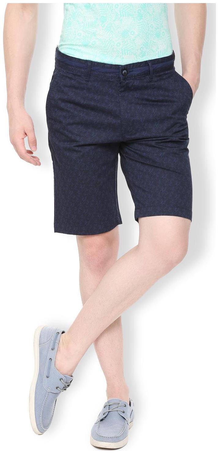 

Van Heusen Men Blue Regular Fit Regular Shorts