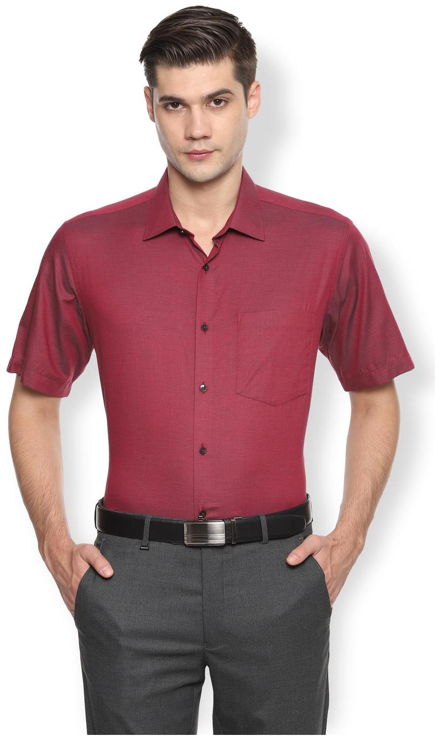 

Van Heusen Men Regular fit Formal Shirt - Maroon