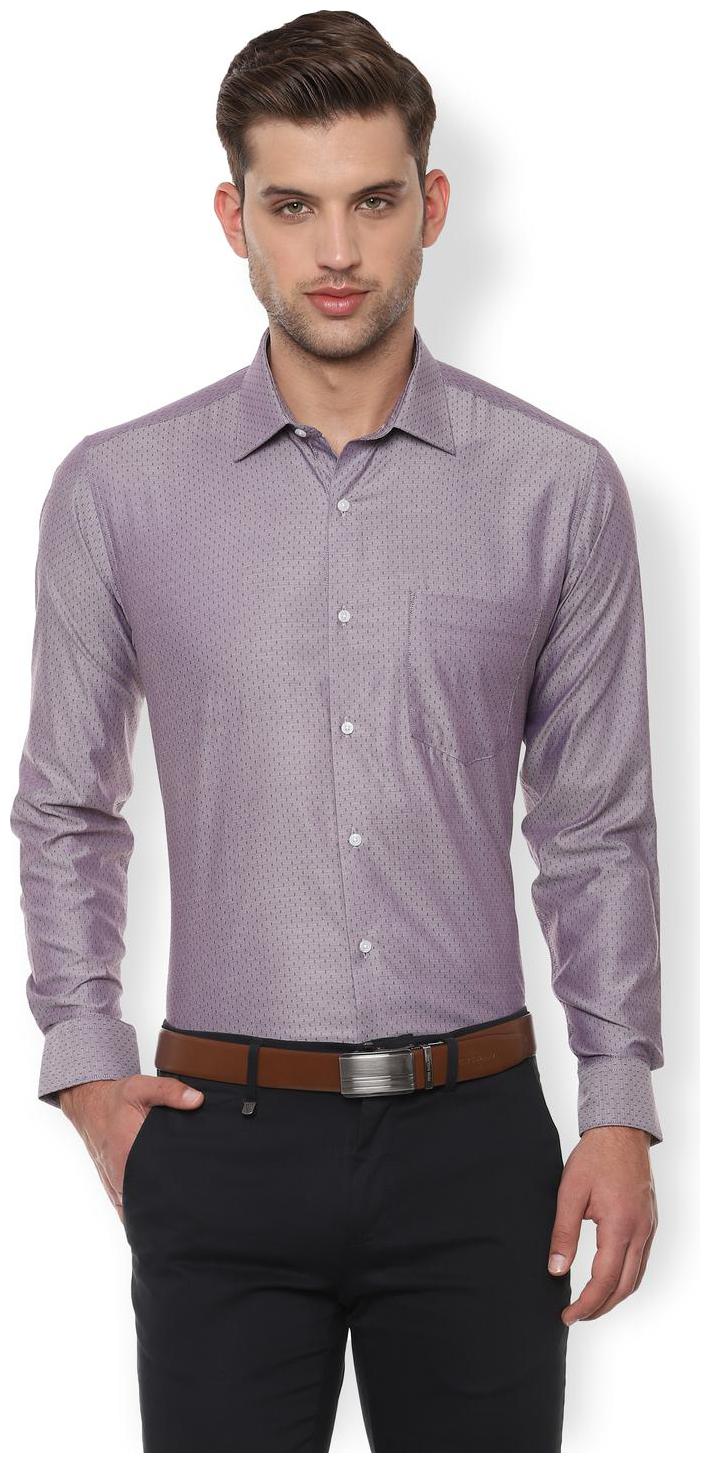 

Van Heusen Men Regular fit Formal Shirt - Purple