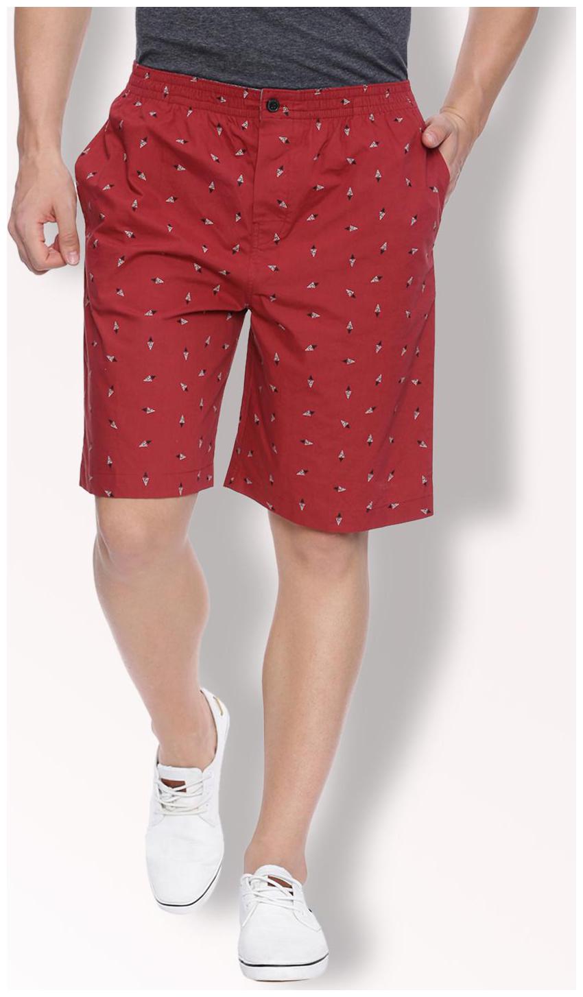 

Van Heusen Men Maroon Regular Fit Regular Shorts