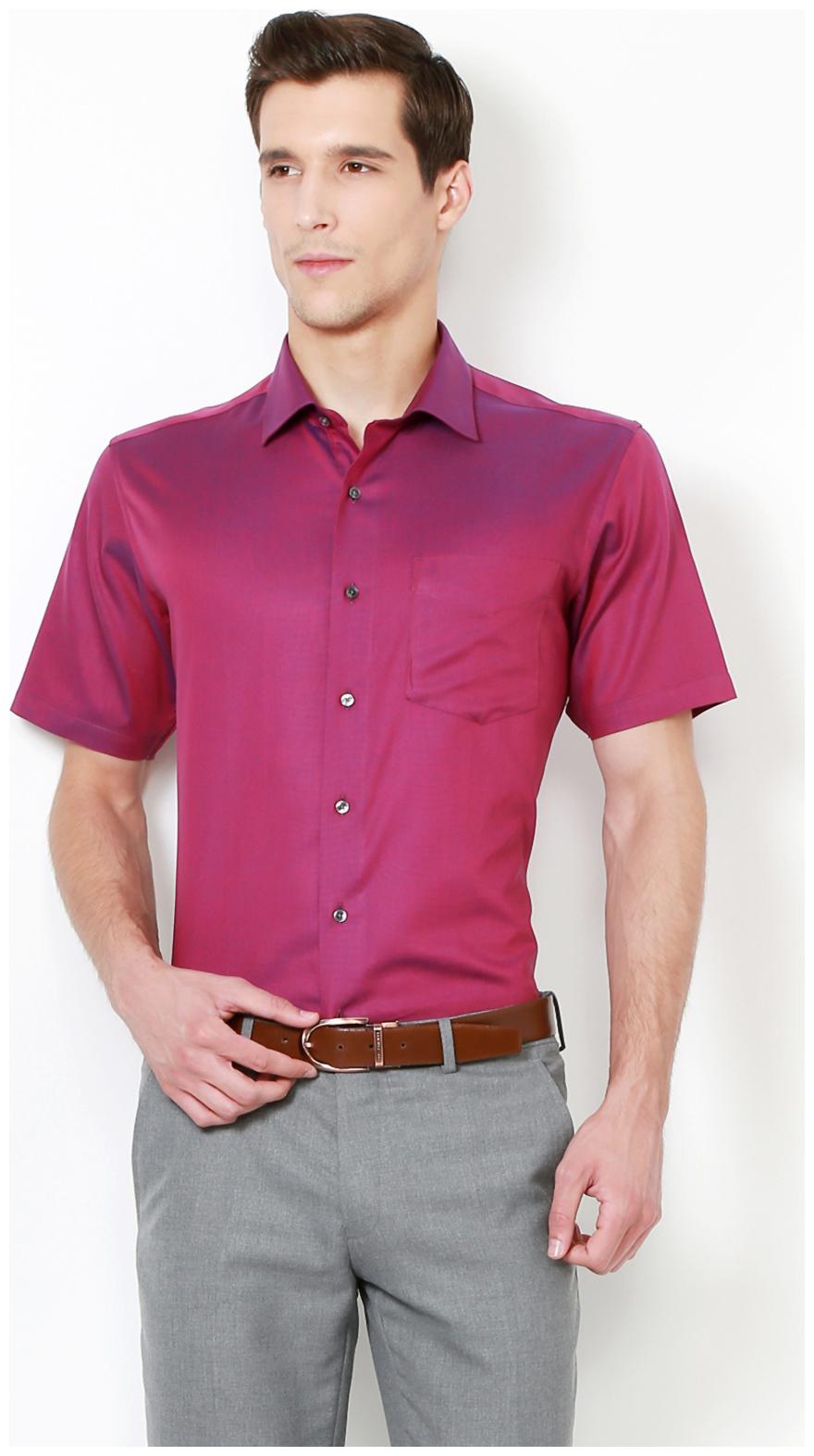 

Van Heusen Men Slim fit Formal Shirt - Pink