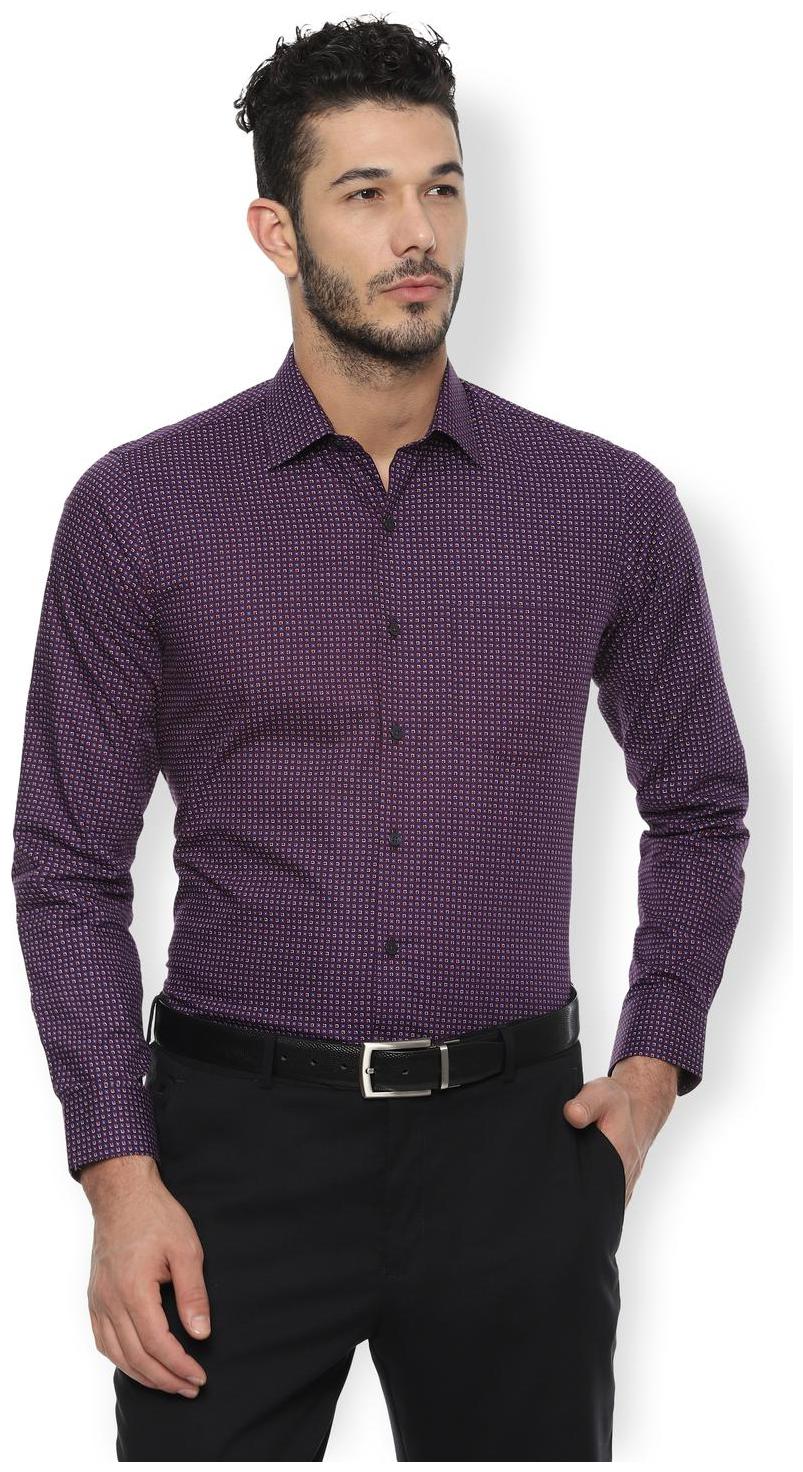 

Van Heusen Men Slim fit Formal Shirt - Purple