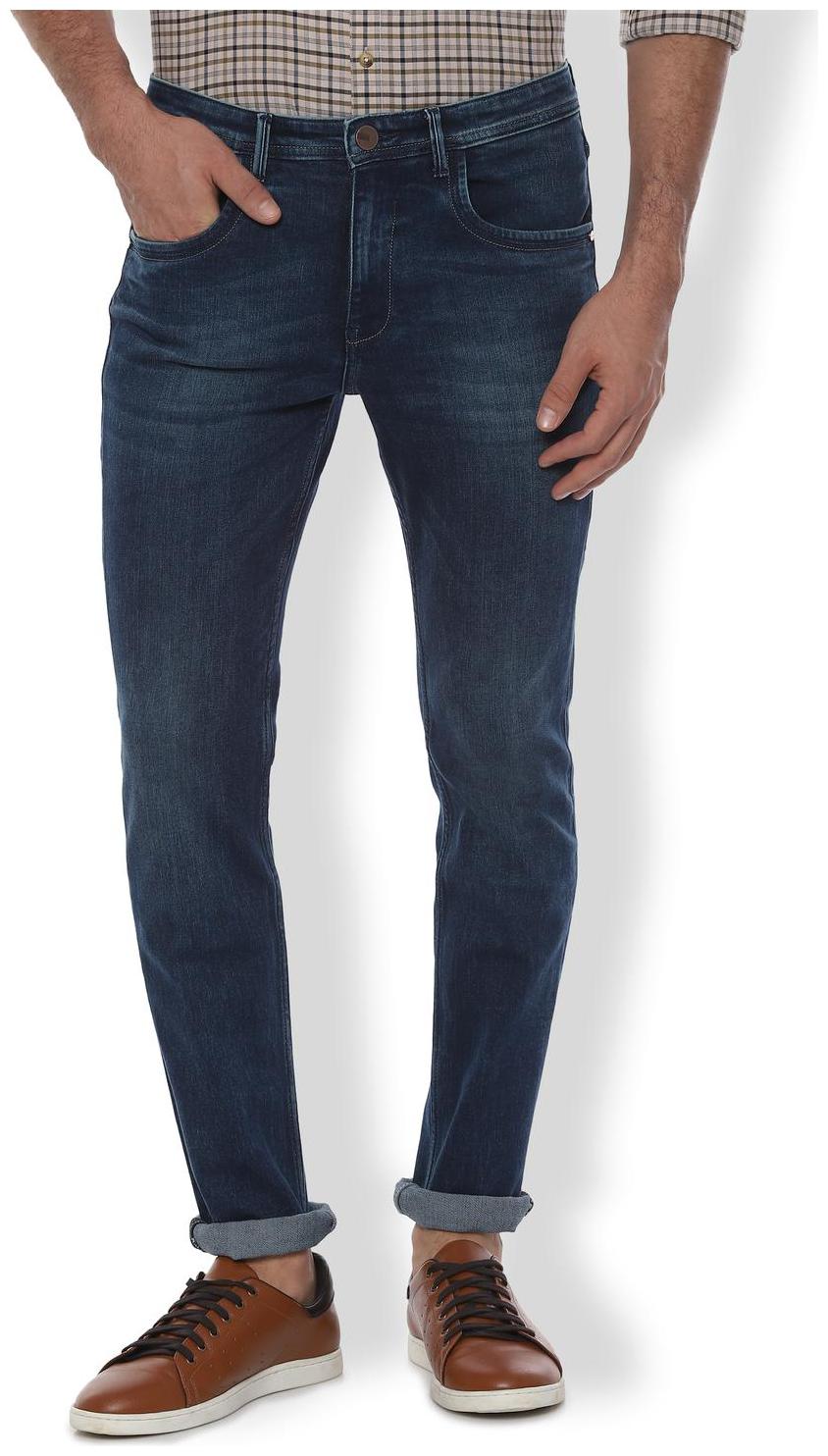 

Van Heusen Men Navy Blue Slim Fit Jeans