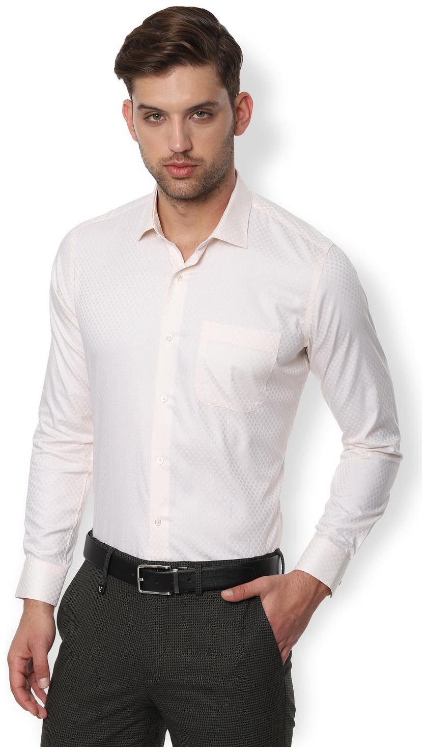 

Van Heusen Men Regular fit Formal Shirt - Cream
