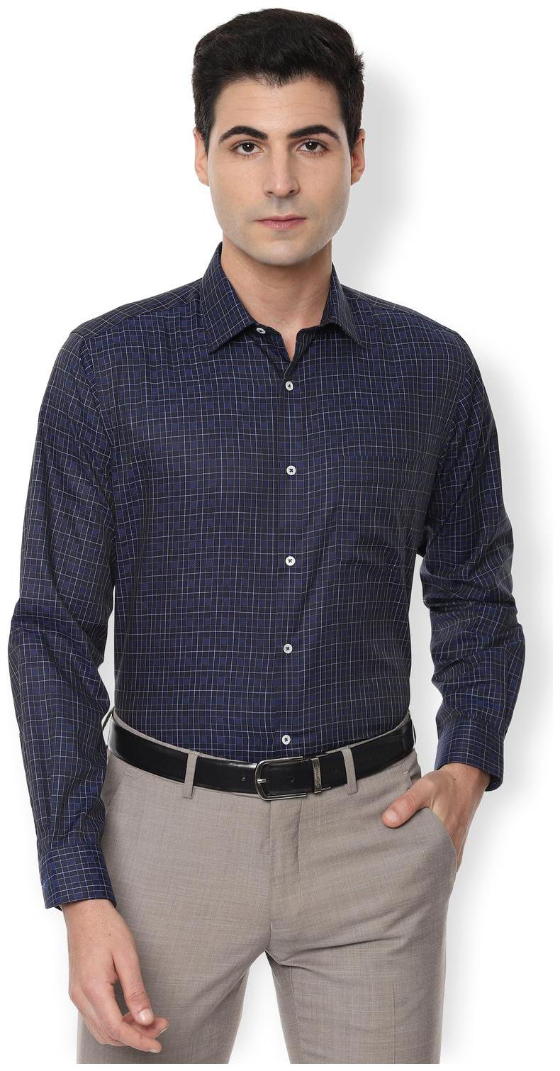 

Van Heusen Men Regular fit Formal Shirt - Navy blue