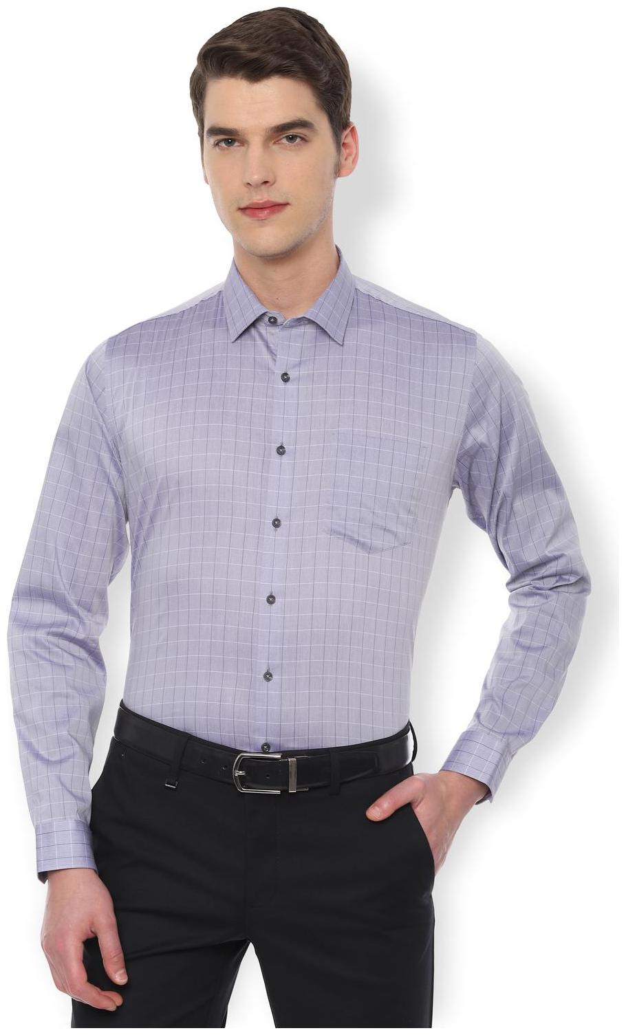 

Van Heusen Men Slim fit Formal Shirt - Blue