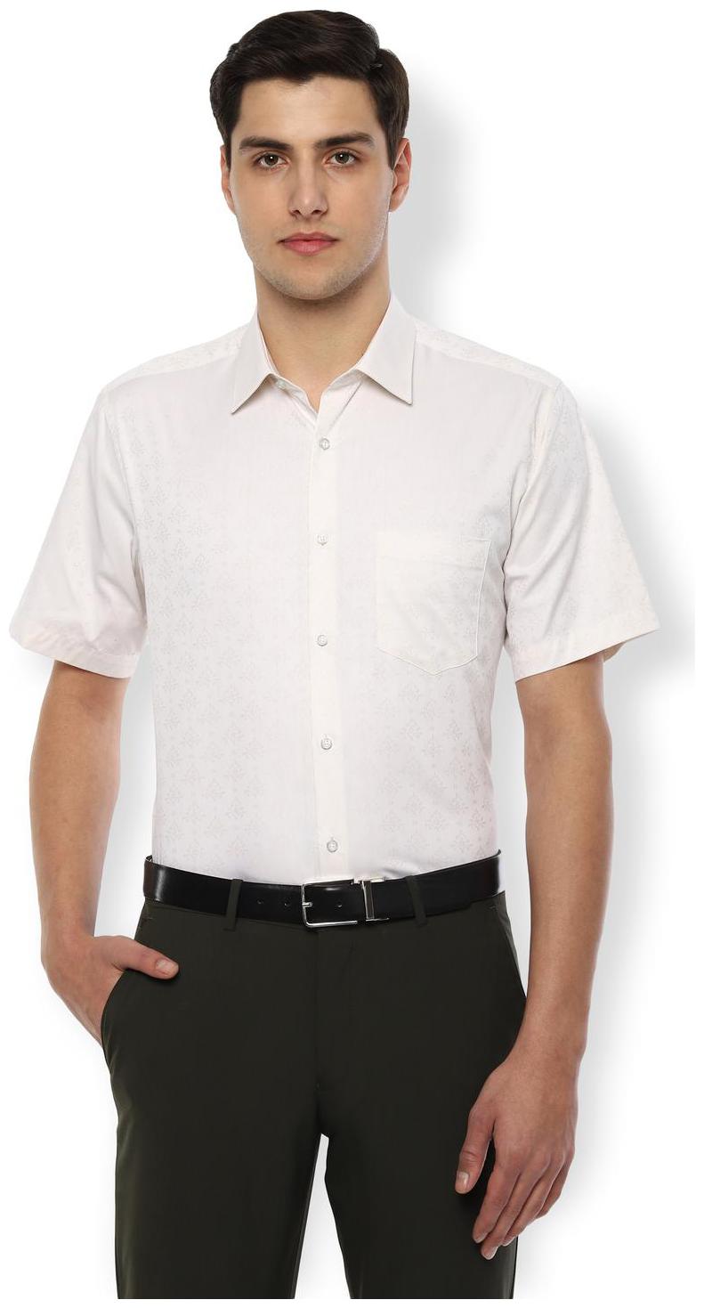 

Van Heusen Men Regular fit Formal Shirt - Beige