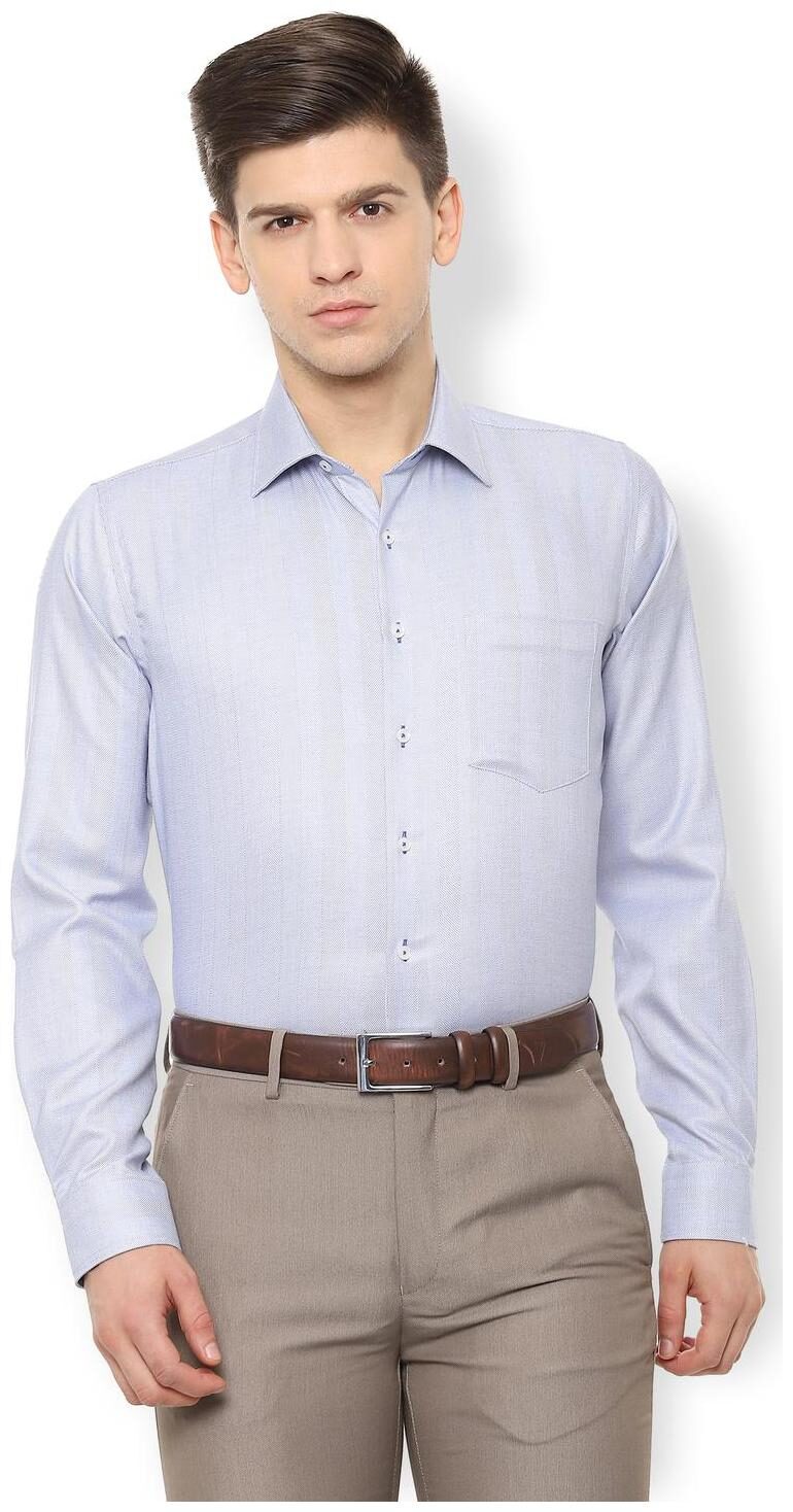 

Van Heusen Men Slim fit Formal Shirt - Blue