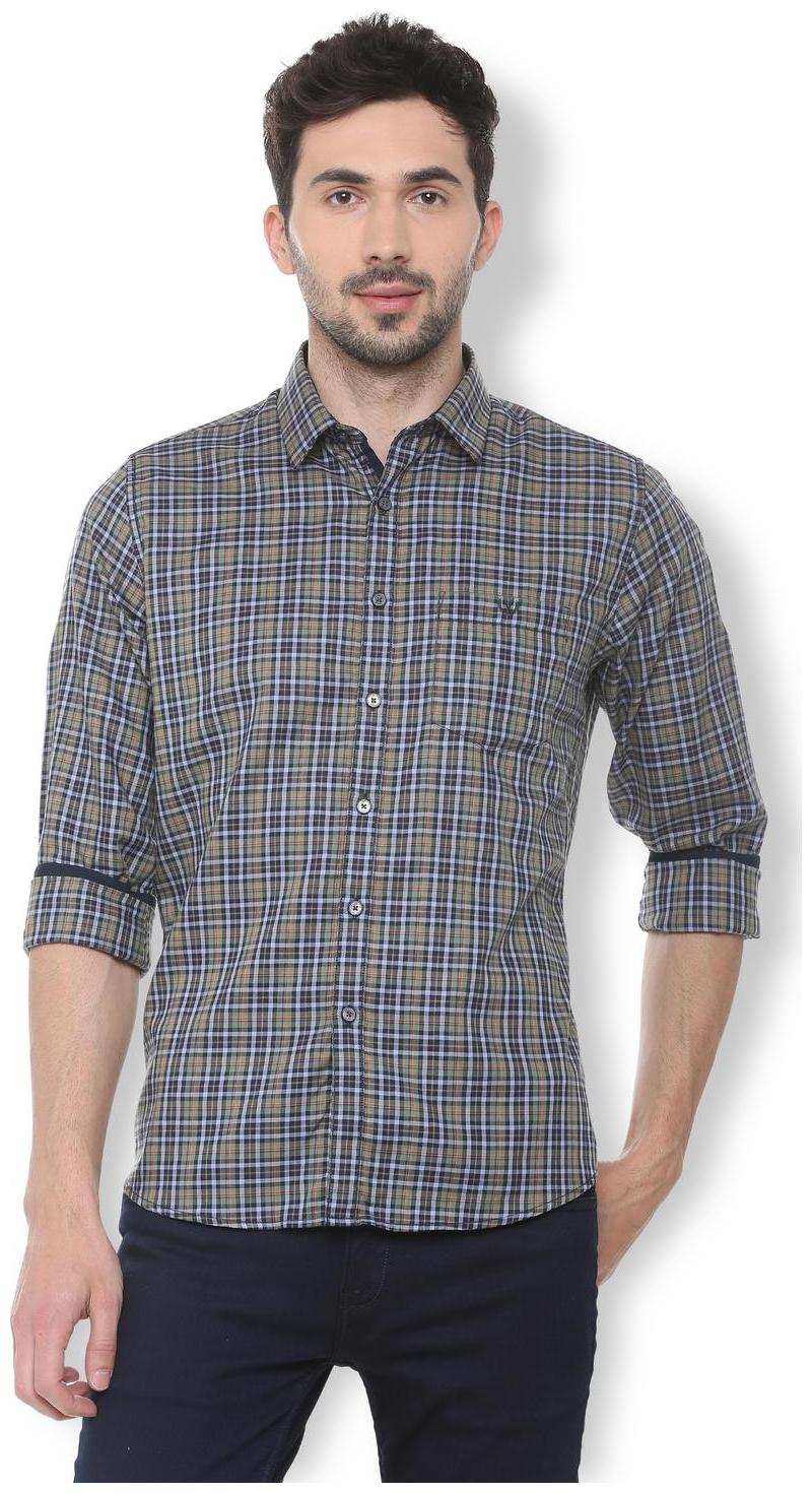 

Van Heusen Men Multi Checked Slim Fit Casual Shirt