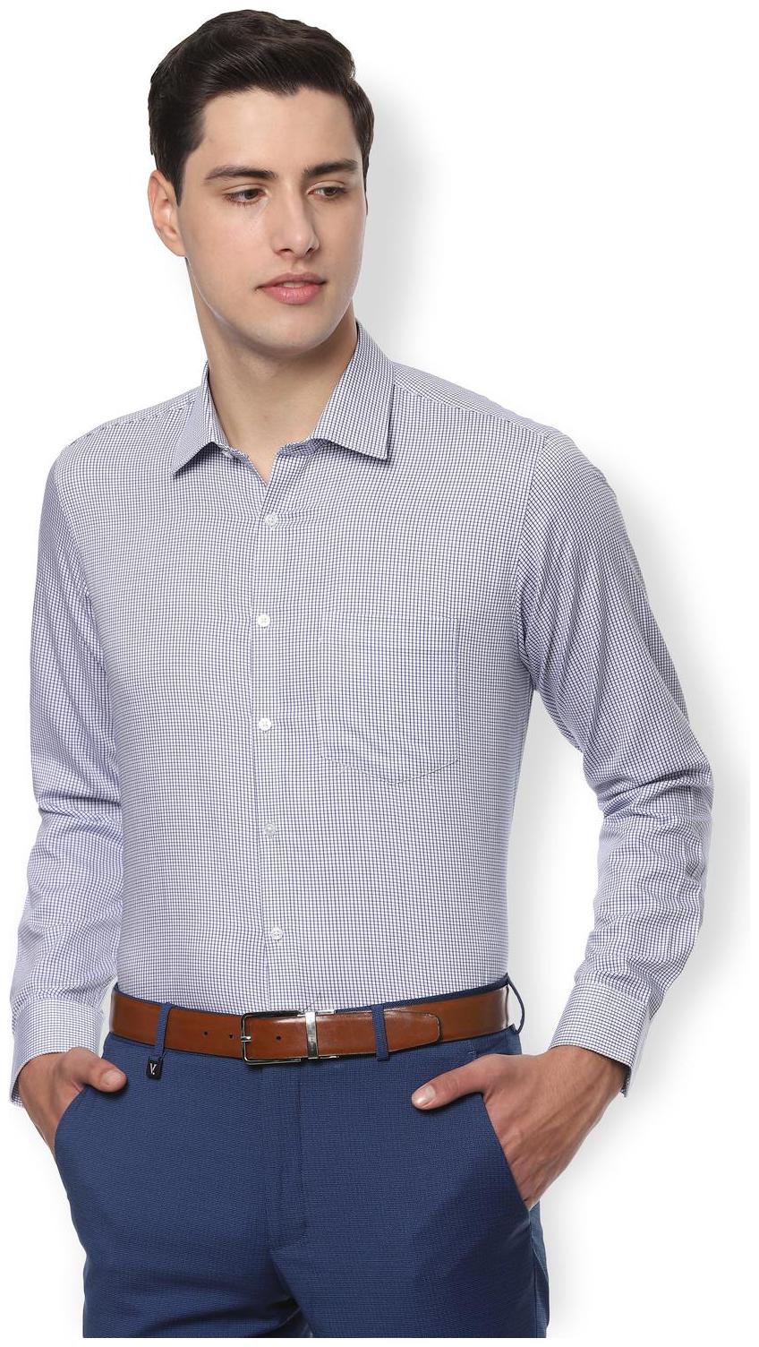 

Van Heusen Men Slim fit Formal Shirt - Blue