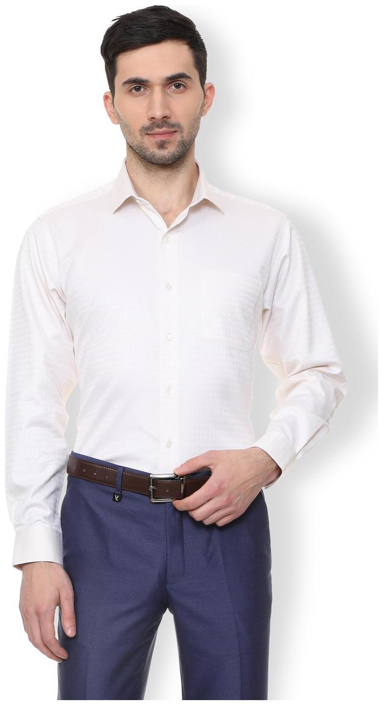 

Van Heusen Men Regular fit Formal Shirt - Beige