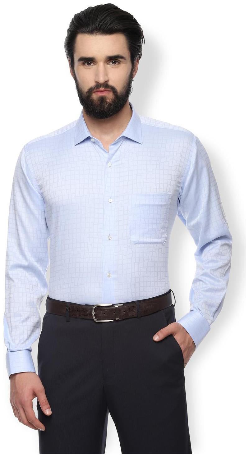 

Van Heusen Men Regular fit Formal Shirt - Blue