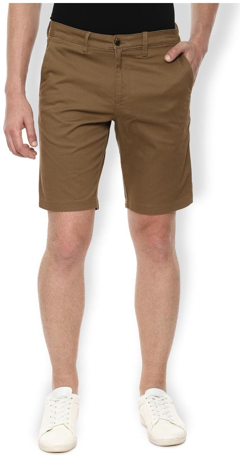 

Van Heusen Cotton Printed Chino Shorts For Men