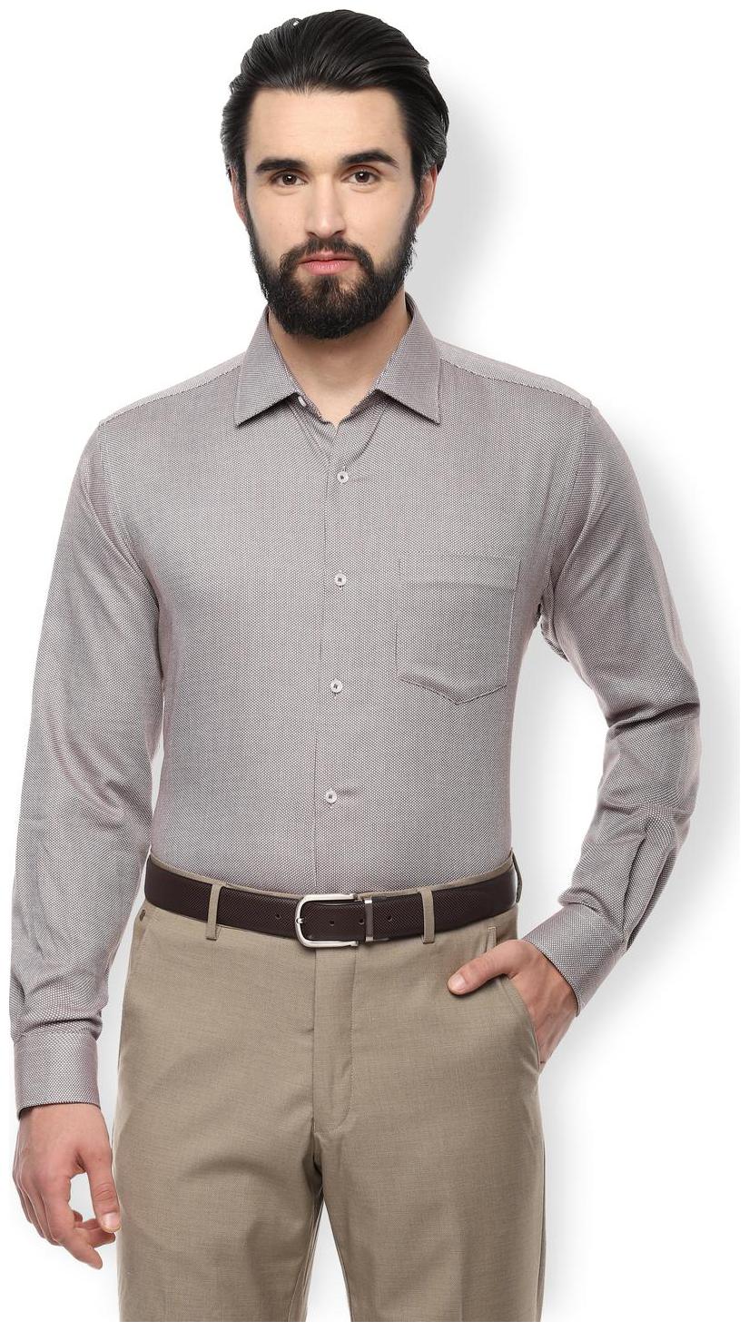 

Van Heusen Men Regular fit Formal Shirt - Brown