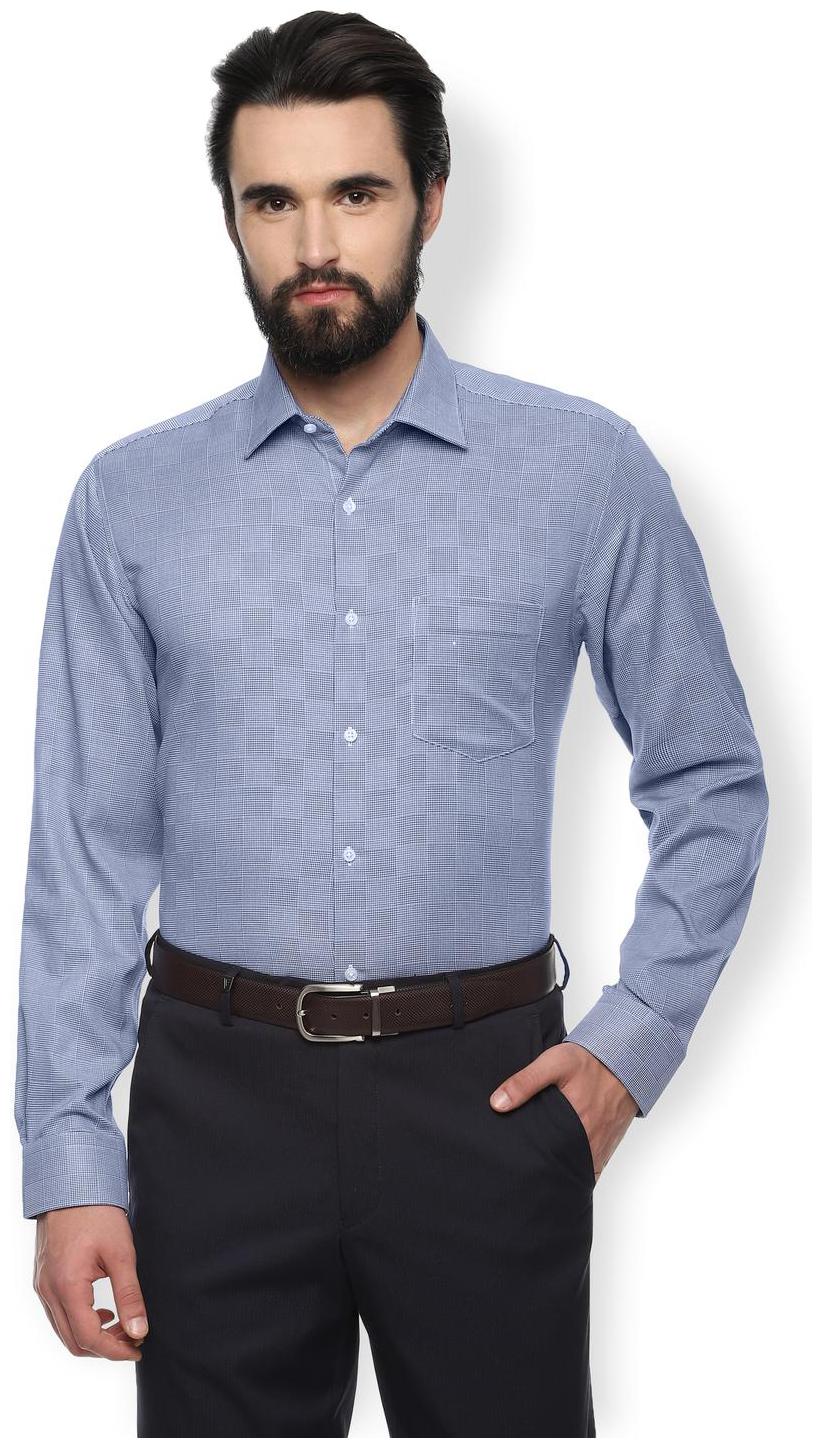 

Van Heusen Men Regular fit Formal Shirt - Blue