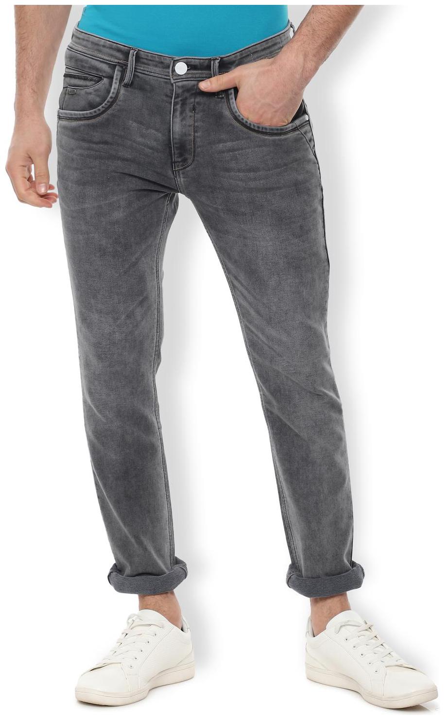 

Van Heusen Men Grey Slim Fit Jeans