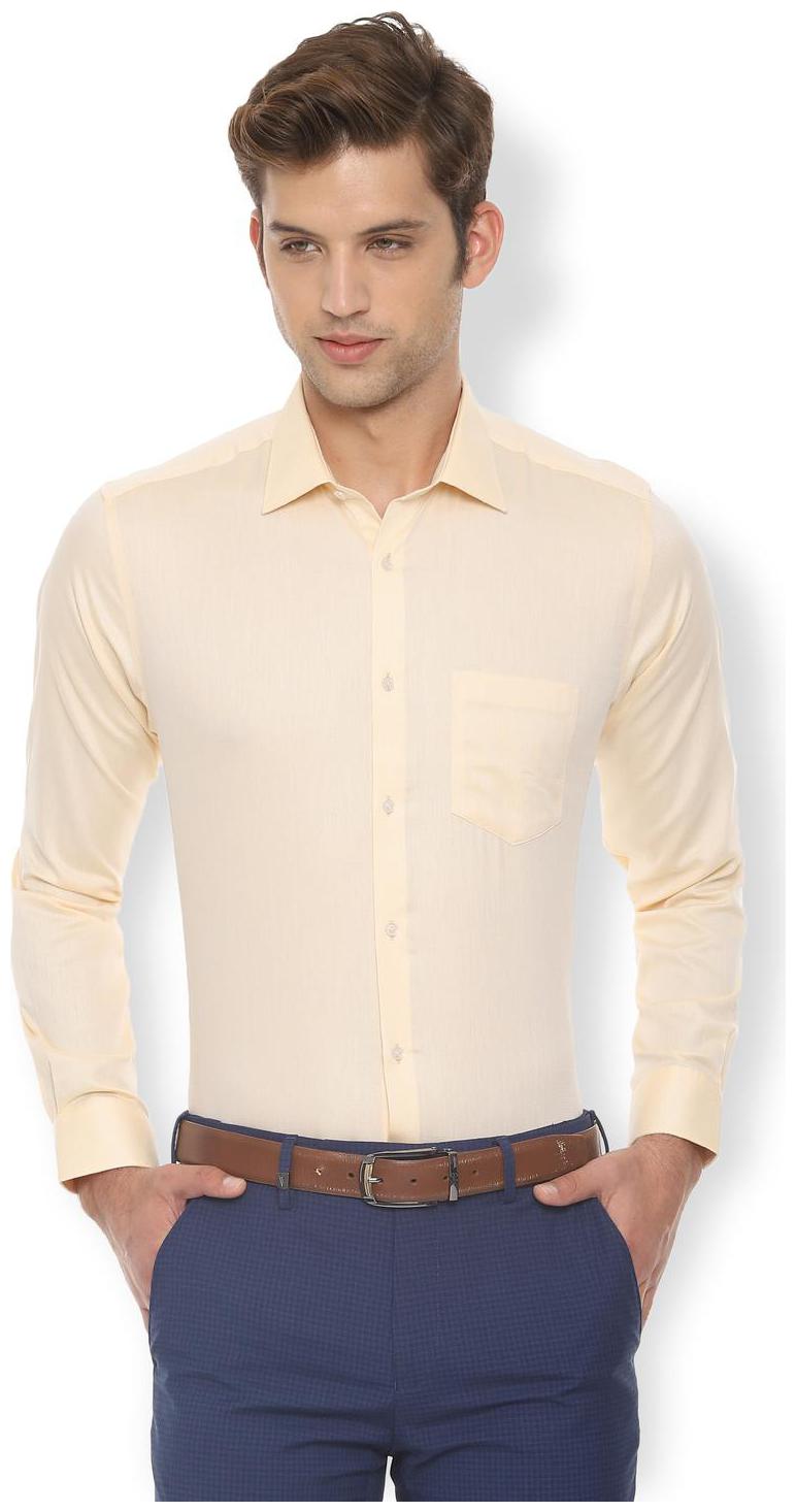 

Van Heusen Men Regular fit Formal Shirt - Yellow