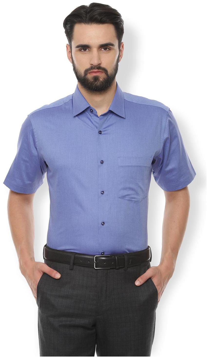 

Van Heusen Men Regular fit Formal Shirt - Blue