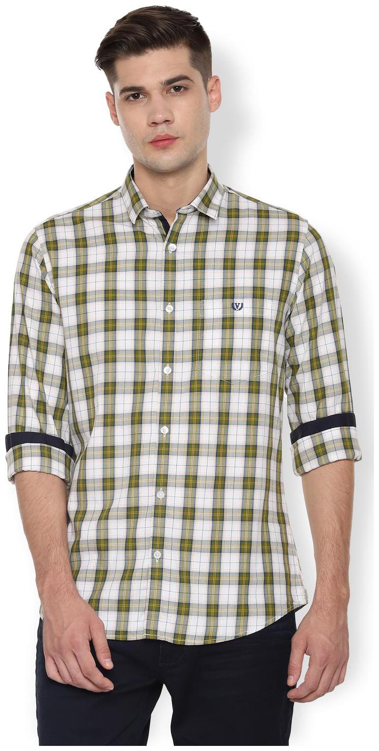 

Van Heusen Men Multi Checked Slim Fit Casual Shirt