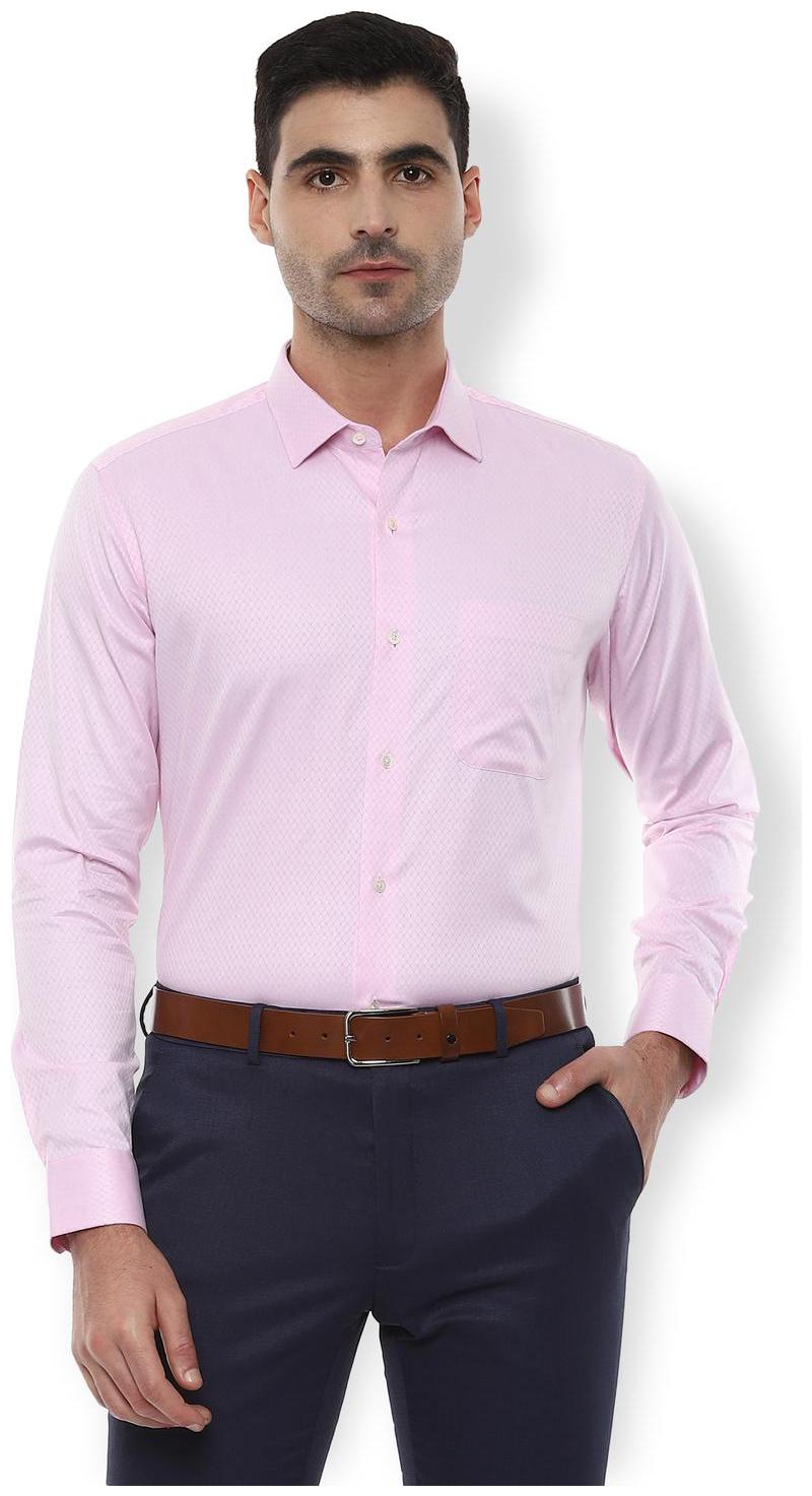 

Van Heusen Men Slim fit Formal Shirt - Pink