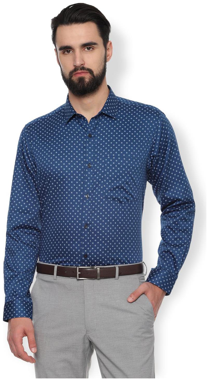 

Van Heusen Men Regular fit Formal Shirt - Blue