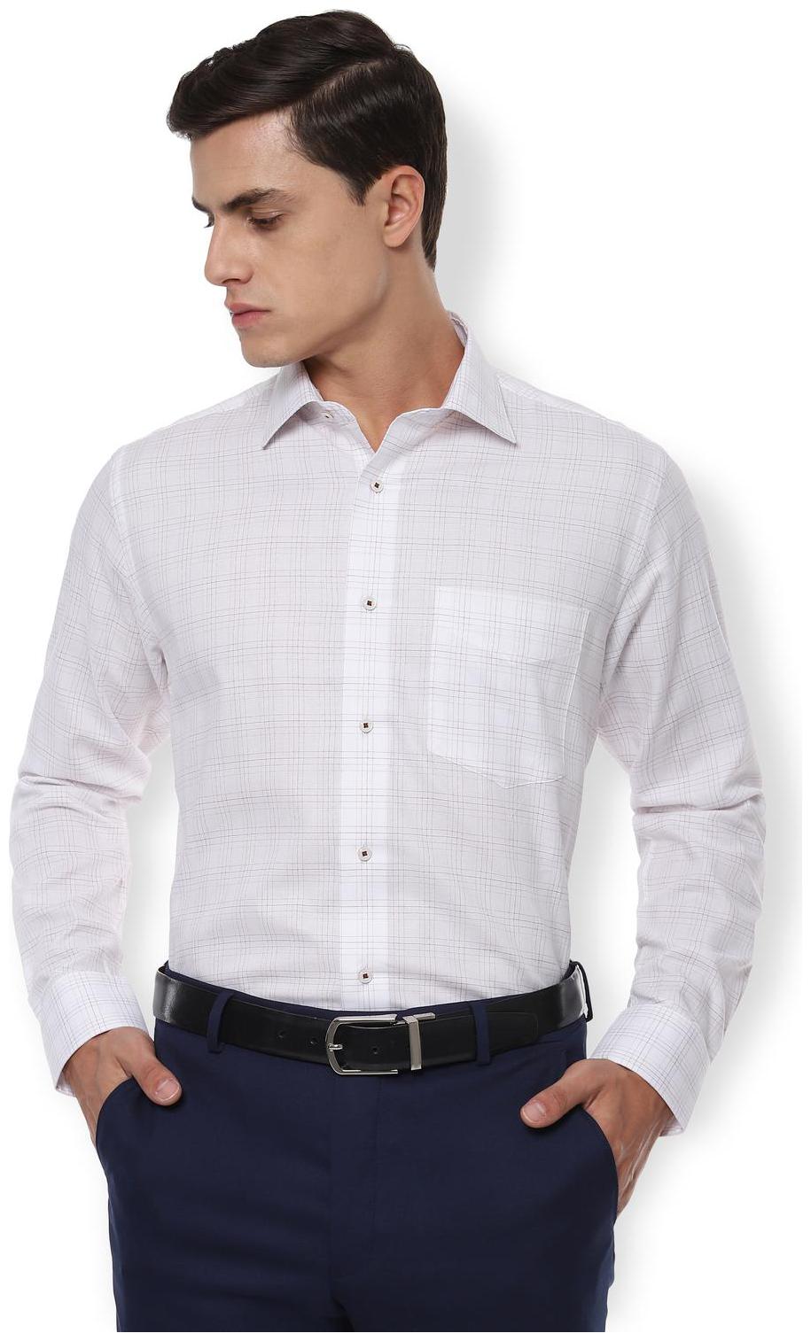 

Van Heusen Men Regular fit Formal Shirt - White
