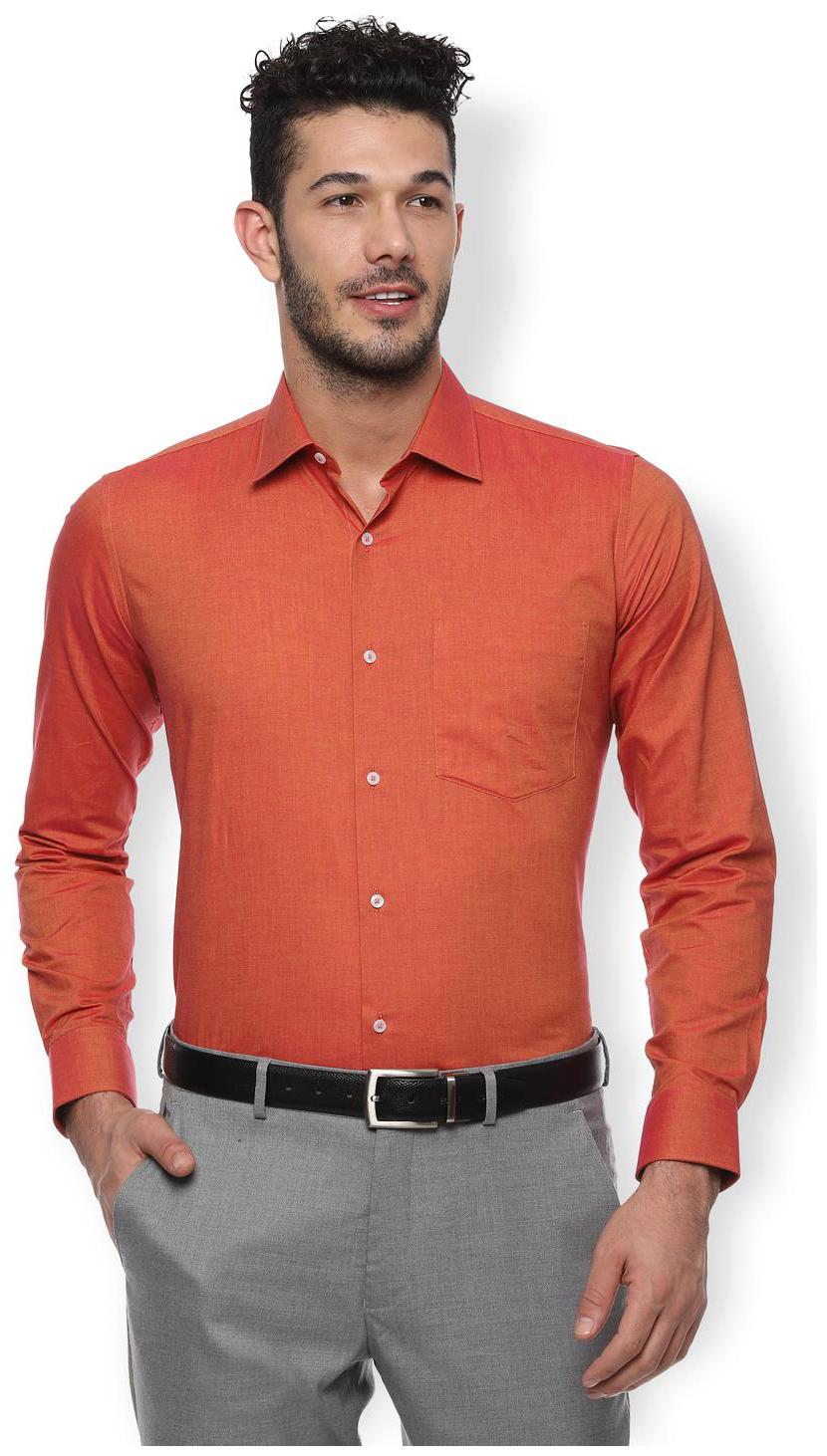 

Van Heusen Men Slim fit Formal Shirt - Orange