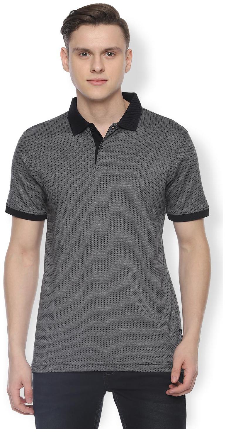 

Van Heusen Men Grey Regular fit Cotton Polo collar T-Shirt - Pack Of 1