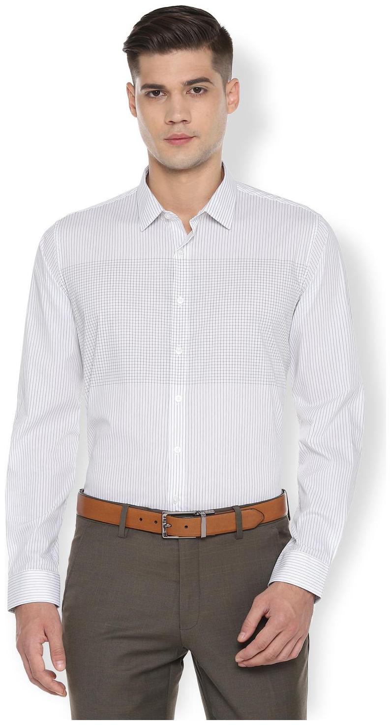 

Van Heusen Men Slim fit Formal Shirt - White