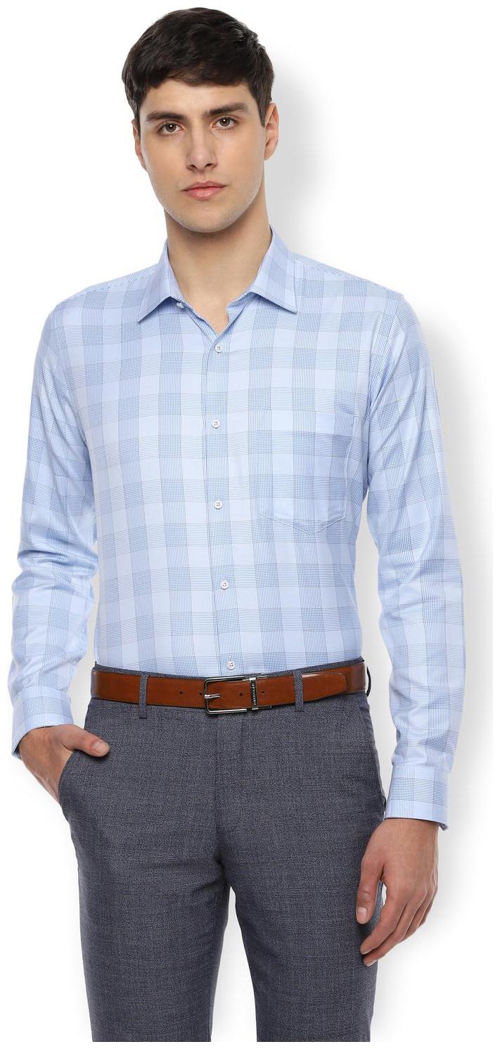 

Van Heusen Men Slim fit Formal Shirt - Blue