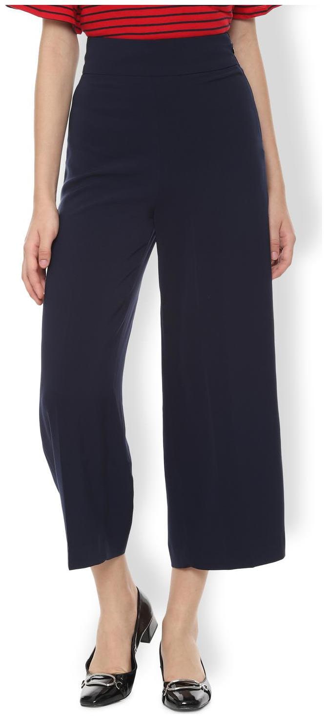 

Van Heusen Women Blue Regular fit Cullotes