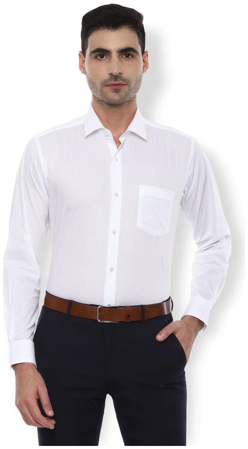 

Van Heusen Men Regular fit Formal Shirt - White