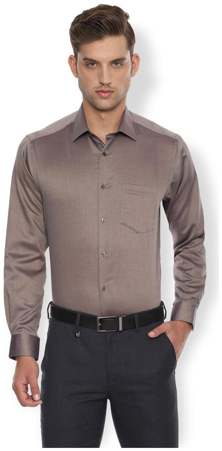 

Van Heusen Men Regular fit Formal Shirt - Brown