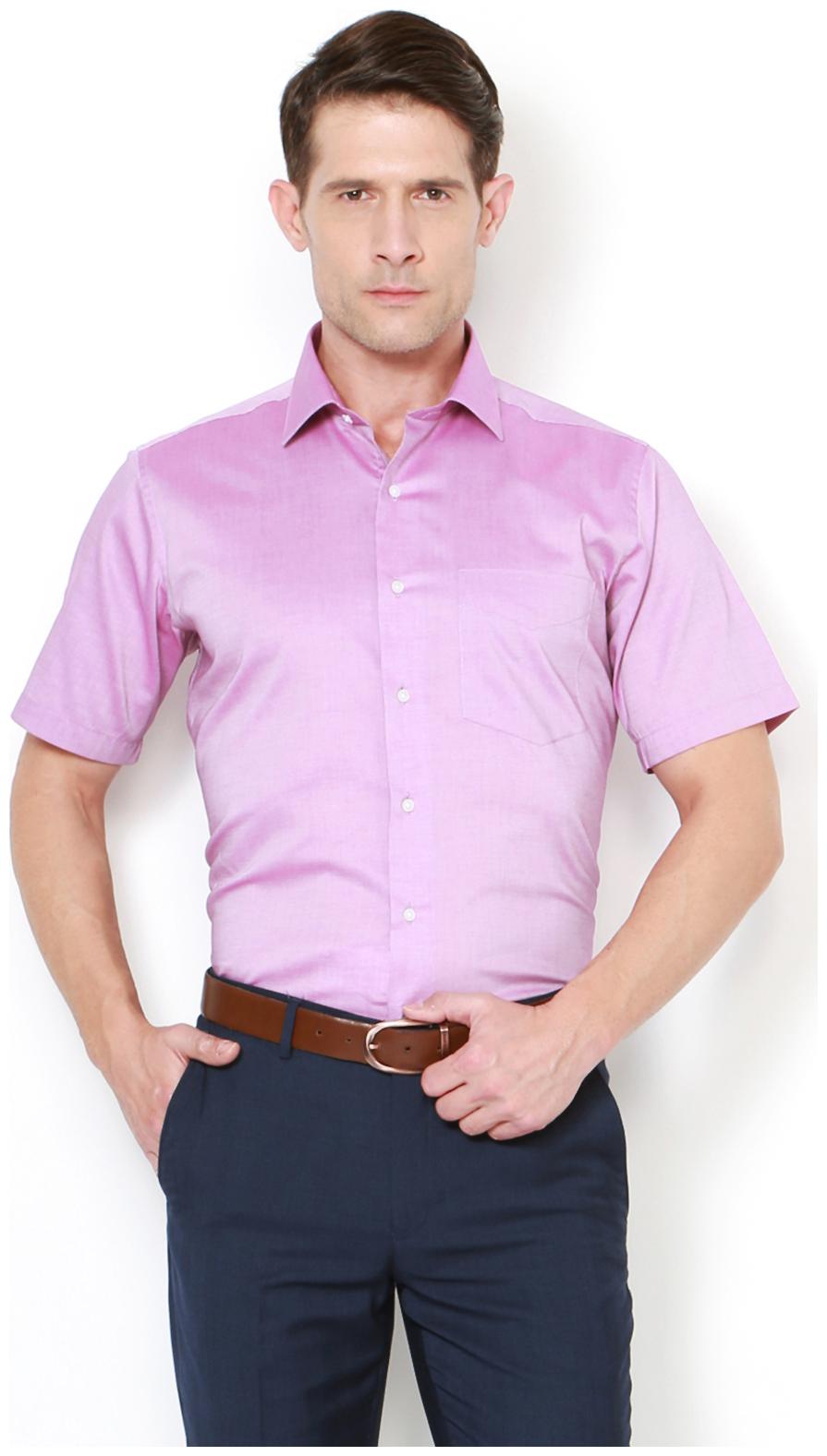 

Van Heusen Men Regular fit Formal Shirt - Pink