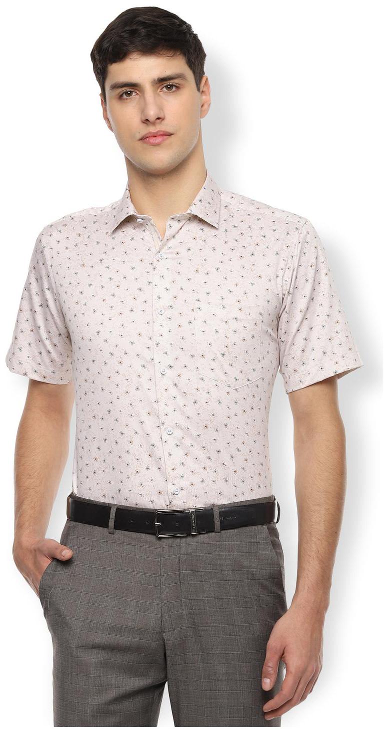 

Van Heusen Men Regular fit Formal Shirt - Beige