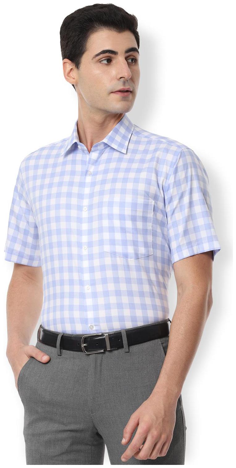 

Van Heusen Men Regular fit Formal Shirt - Blue