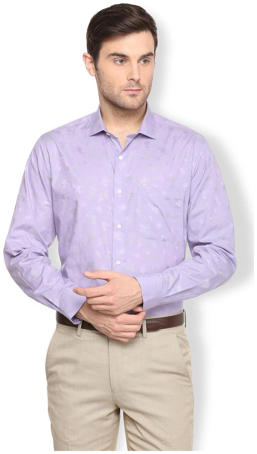 

Van Heusen Men Regular fit Formal Shirt - Purple