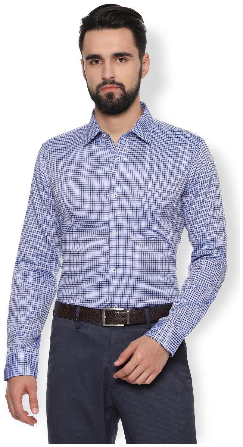 

Van Heusen Men Slim fit Formal Shirt - Blue