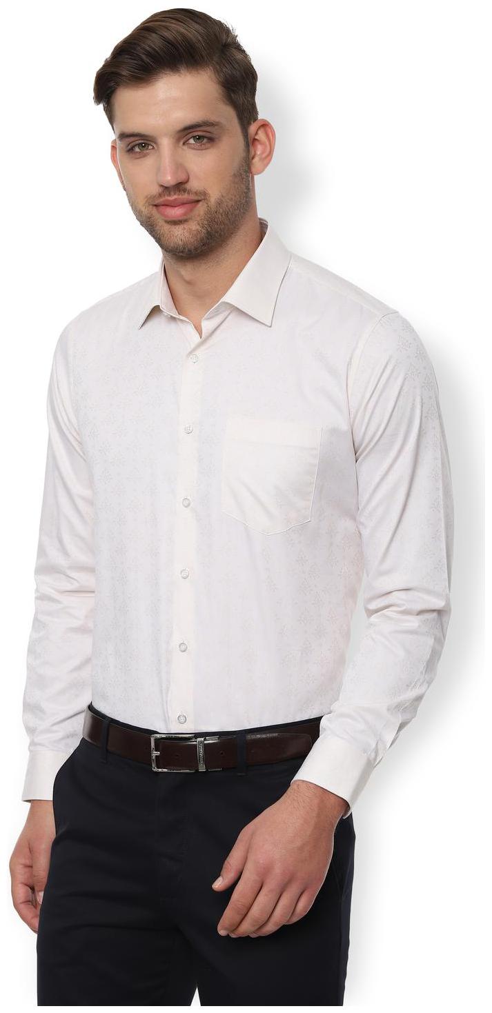 

Van Heusen Men Slim fit Formal Shirt - Cream