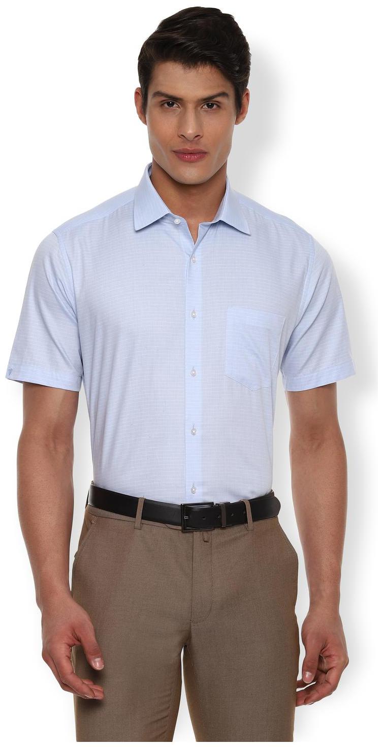 

Van Heusen Men Regular fit Formal Shirt - Blue