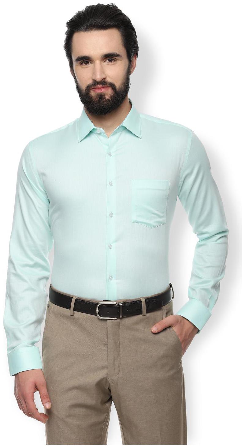 

Van Heusen Men Slim fit Formal Shirt - Green
