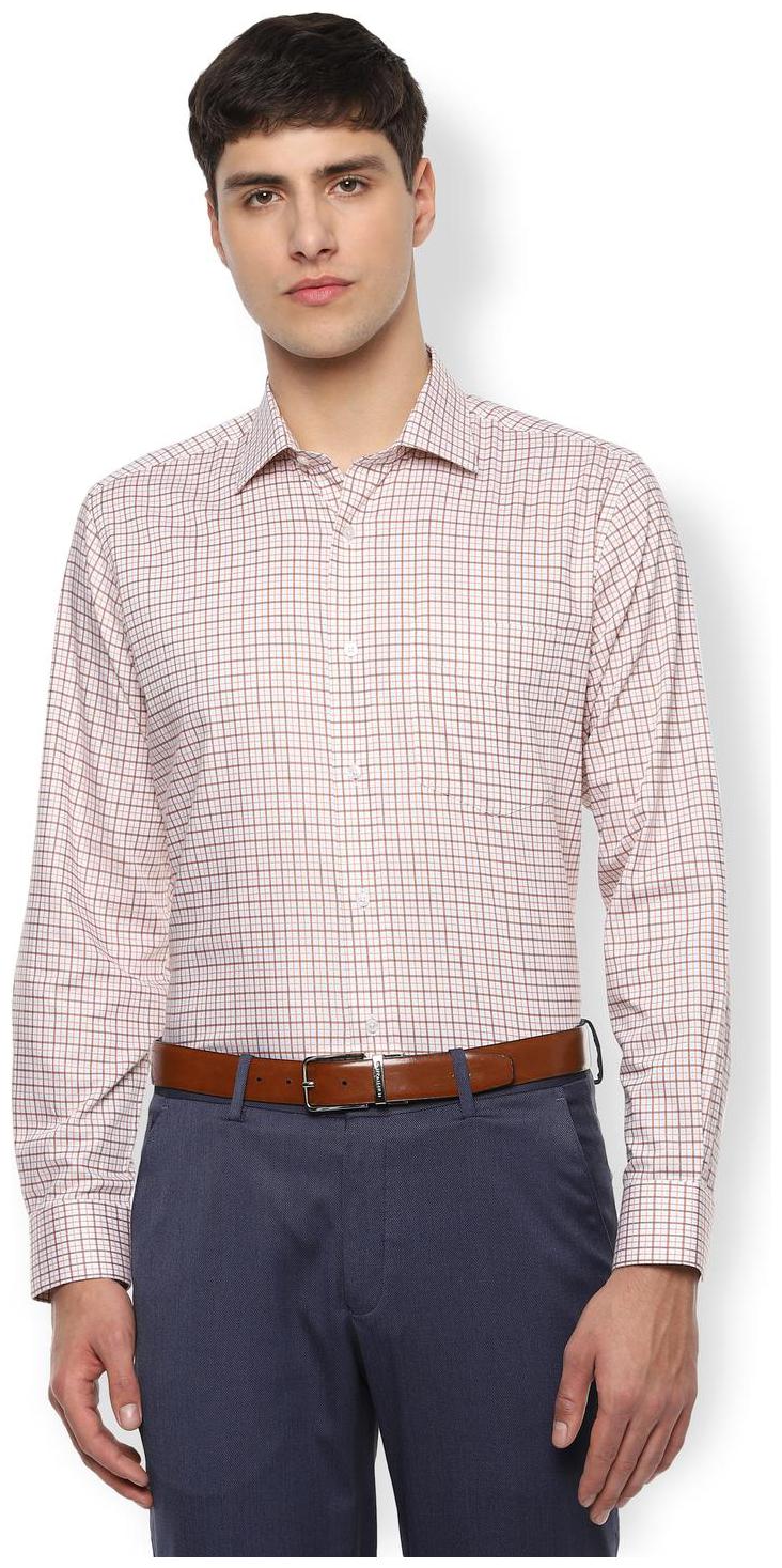 

Van Heusen Men Regular fit Formal Shirt - Beige