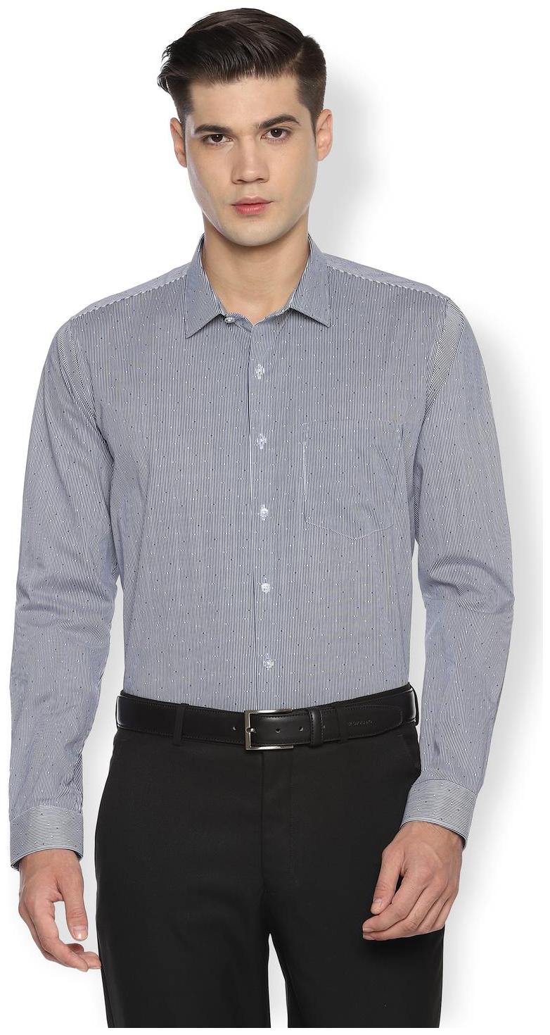 

Van Heusen Men Slim fit Formal Shirt - Blue