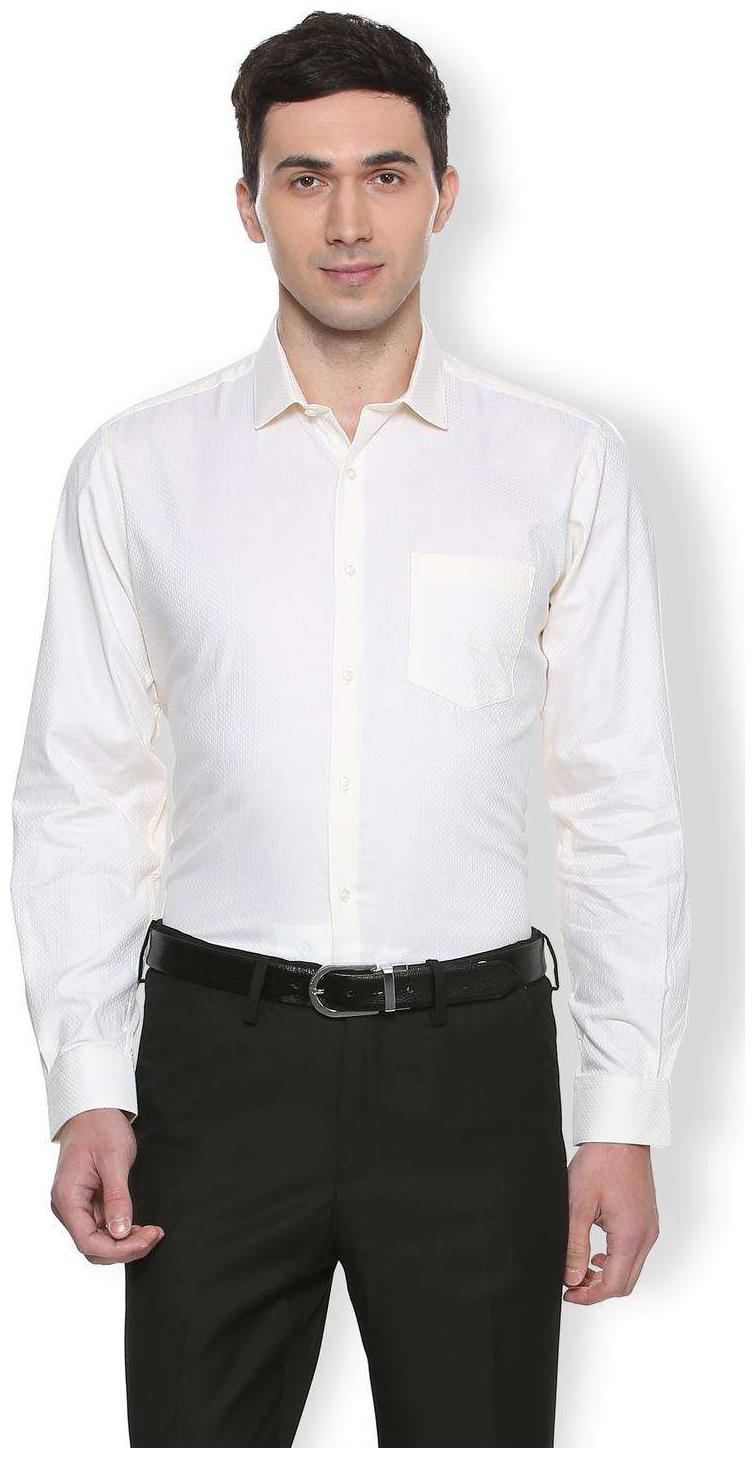 

Van Heusen Men Regular fit Formal Shirt - Yellow