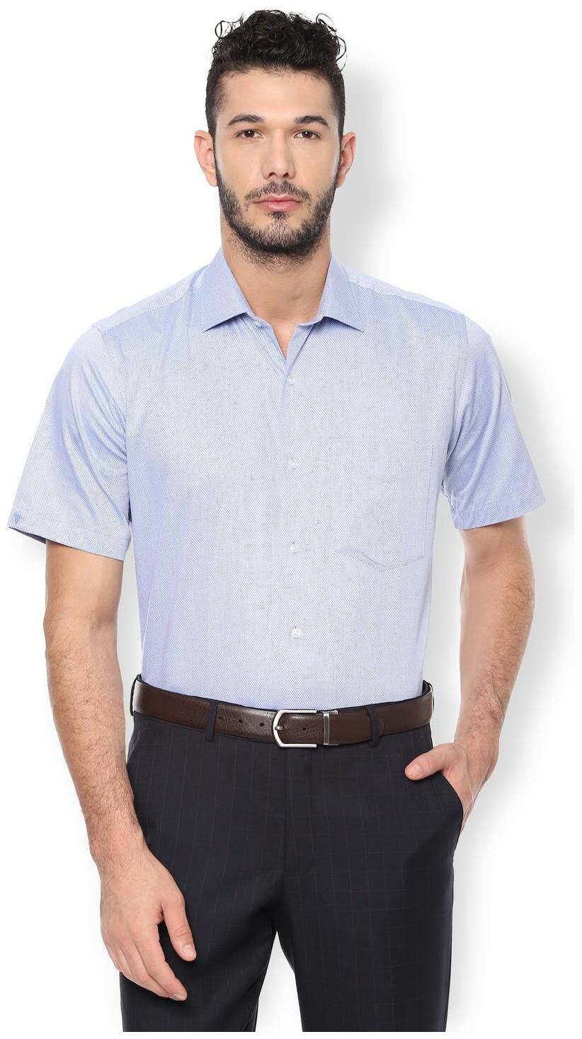 

Van Heusen Men Regular fit Formal Shirt - Blue